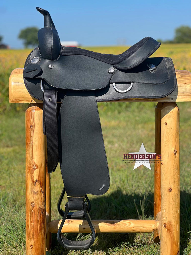 Wintec Western Synthetic All Rounder Saddle ~  Black 16" - Henderson's Western Store