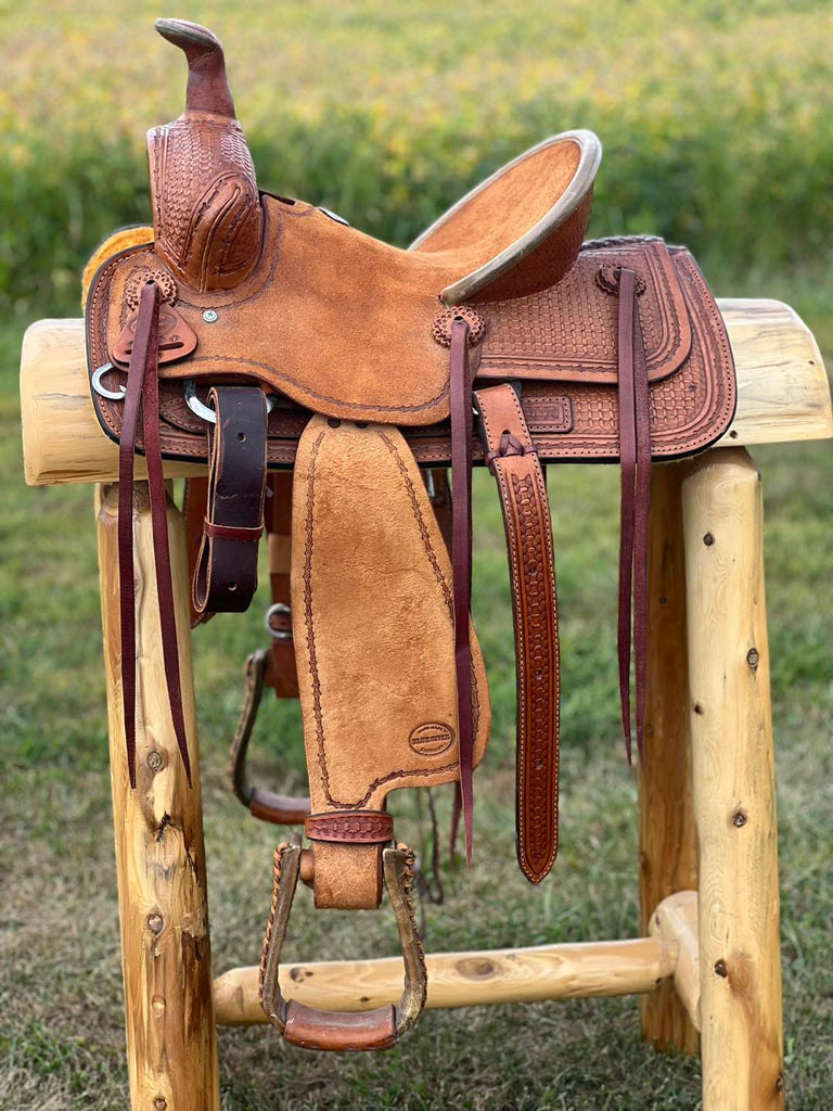 Youth Blue River Buckaroo Saddle - Henderson's Western Store