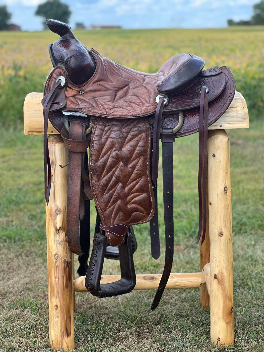 Used Saddle King of Texas Western Saddle - Henderson's Western Store
