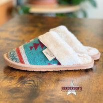 Fleece Slide Slippers ~ Jenna - Henderson's Western Store
