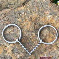 Loose Ring Snaffle by Tom Balding ~ Square Twisted - Henderson's Western Store