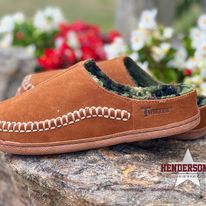 Load image into Gallery viewer, Mens Suede Slide Slippers ~ Fred - Henderson&#39;s Western Store