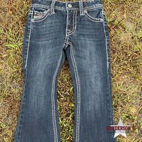 Load image into Gallery viewer, Boy&#39;s Straight Stitch Reflex Bootcut Jeans by Rock &amp; Roll - Henderson&#39;s Western Store