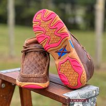 Chukka Driving Moc by Twisted X ~ Pink - Henderson's Western Store