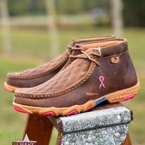 Load image into Gallery viewer, Chukka Driving Moc by Twisted X ~ Pink - Henderson&#39;s Western Store