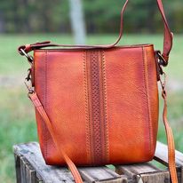 Load image into Gallery viewer, MW Leather Hobo/Crossbody ~ Tan - Henderson&#39;s Western Store