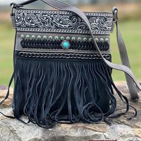 Load image into Gallery viewer, MW Fringe Crossbody - Henderson&#39;s Western Store