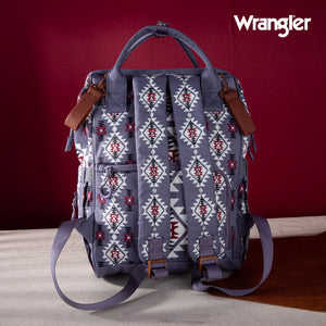 Load image into Gallery viewer, Wrangler Aztec Printed Callie Backpack ~ Lavender - Henderson&#39;s Western Store