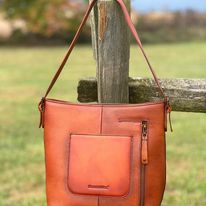 MW Leather Hobo ~  Brown - Henderson's Western Store