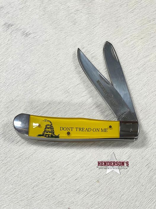 Whiskey Bent Knife ~  Trapper ~ Don't Tread - Henderson's Western Store