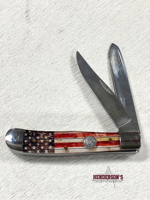 Whiskey Bent Knife ~  Trapper ~ Patriot - Henderson's Western Store