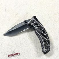 Circle SH Knife ~ Damascus - Henderson's Western Store