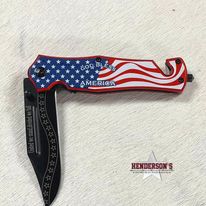 Tactical Rescue Knife ~ America - Henderson's Western Store