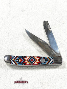 Load image into Gallery viewer, Whiskey Bent Knife ~  Trapper ~ Southwest Sand - Henderson&#39;s Western Store