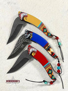 Aztec Pattern Knife - Henderson's Western Store