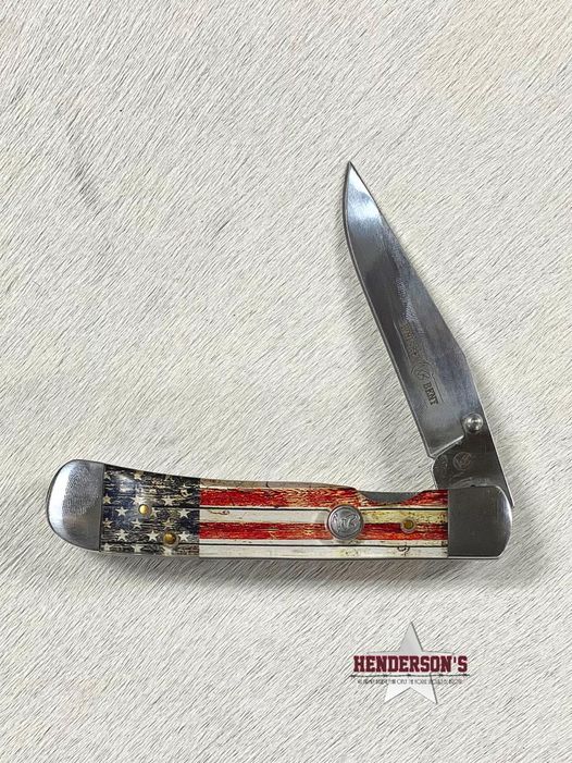 Whiskey Bent Knife ~ Trapper Locking ~ Patriot - Henderson's Western Store