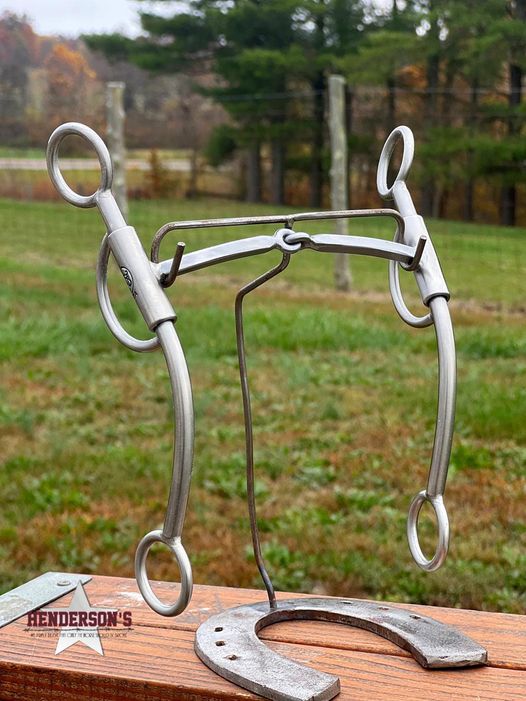 Baseline Long Untwisted Square Snaffle by Tom Balding - Henderson's Western Store
