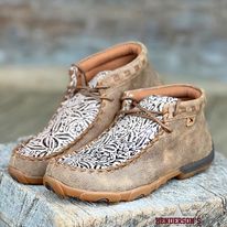 Load image into Gallery viewer, Chukka Driving Moc by Twisted X ~ Nude Print - Henderson&#39;s Western Store