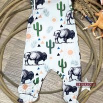 Load image into Gallery viewer, Cactus Romper - Henderson&#39;s Western Store