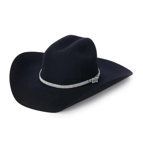 Rhinestone Cowboy Hatband ~ Crystal - Henderson's Western Store