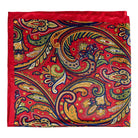 Paisley Print Wild Rag ~ Red - Henderson's Western Store