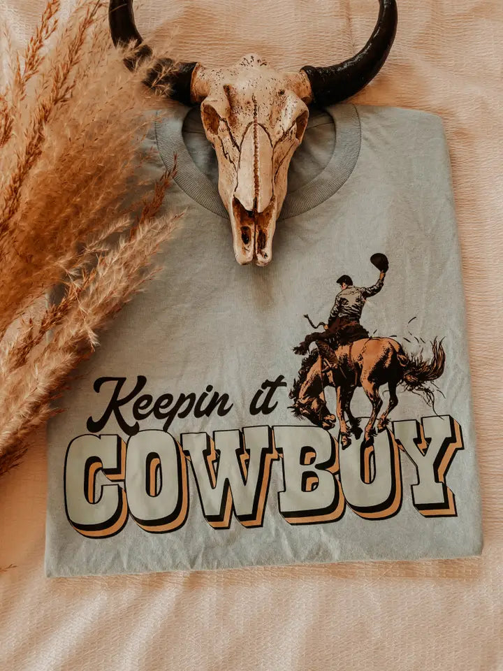 Keepin' It Cowboy Tee - Henderson's Western Store