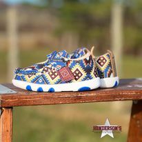 Load image into Gallery viewer, Infant Twisted X ~ Blue Aztec - Henderson&#39;s Western Store