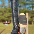 Ladies Western Rose Ostrich by Anderson Bean - Henderson's Western Store