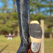 Ladies Western Rose Ostrich by Anderson Bean - Henderson's Western Store