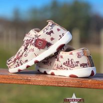 Infant Twisted X ~ Maroon & Ivory - Henderson's Western Store