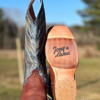 Load image into Gallery viewer, Merritt Cognac Boots by Tony Lama - Henderson&#39;s Western Store
