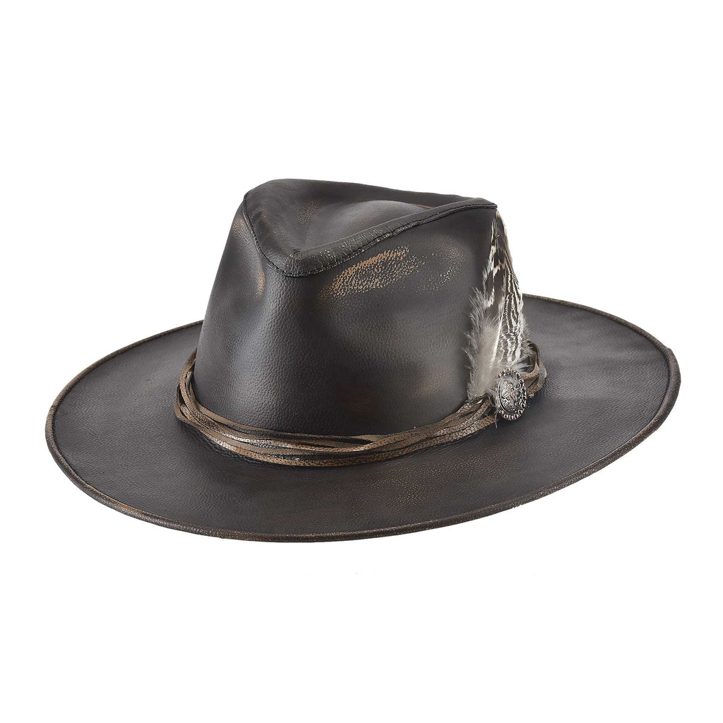 One-Off Leather Hat by Bullhide - Henderson's Western Store
