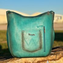 Wrangler Oversize Hobo ~ Turquoise - Henderson's Western Store
