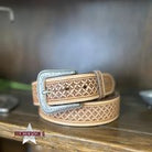 Men's Tooled Leather Belt - Henderson's Western Store