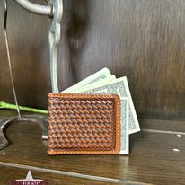 Basketweave Money Clip - Henderson's Western Store