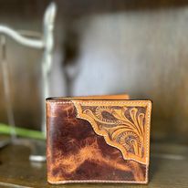 Load image into Gallery viewer, Floral Overlay Wallet - Henderson&#39;s Western Store