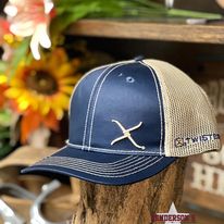 Twisted X Ball Cap ~ Navy & Tan - Henderson's Western Store