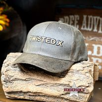 Twisted X Ball Cap ~ Brown Oil - Henderson's Western Store