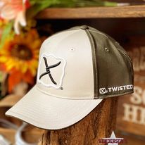 Twisted X Ball Cap ~ Khaki - Henderson's Western Store