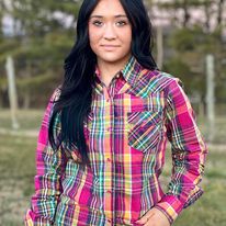 Cowgirl Legend Plaid ~ Hot Pink - Henderson's Western Store