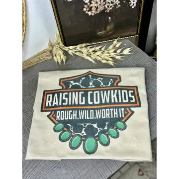Raising Cowkids Tee - Henderson's Western Store