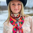 Cowhide Cactus Wild Rag - Henderson's Western Store