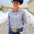 Charcoal Stripe Rough Stock Shirt - Henderson's Western Store