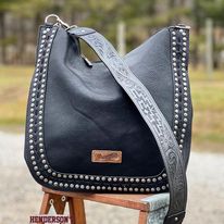 Load image into Gallery viewer, Wrangler Oversize Hobo ~ Black - Henderson&#39;s Western Store