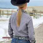 Charcoal Stripe Rough Stock Shirt - Henderson's Western Store