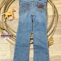 Load image into Gallery viewer, Girl&#39;s Wrangler Bootcut Jeans in Germaine - Henderson&#39;s Western Store