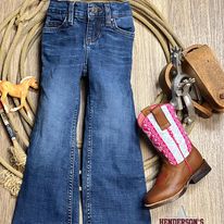 Girl's Wrangler Trouser Jeans in Faith - Henderson's Western Store