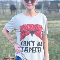 Can't Be Tamed Tee - Henderson's Western Store