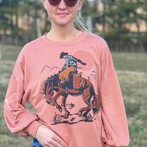 Cowboy Graphic Sweatshirt - Henderson's Western Store