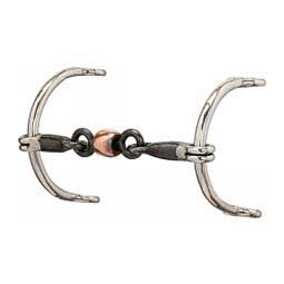 Sliding Gag Bit - Copper Roller - Henderson's Western Store